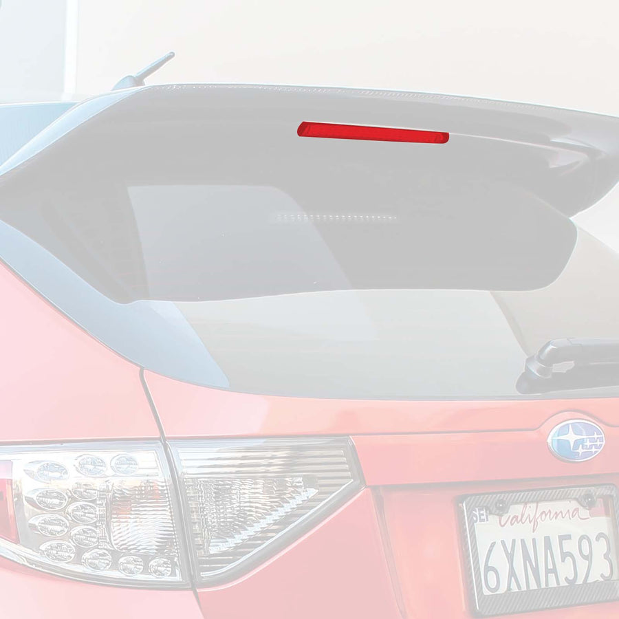 Subaru WRX STI Hatchback Third Brake Light Red Out Overlay