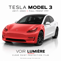 2017–2023 Tesla Model 3 Full Front PPF Kit | Precut Clear Paint Protection Film
