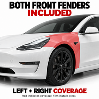 2017–2023 Tesla Model 3 Full Front PPF Kit | Precut Clear Paint Protection Film