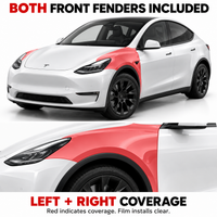 2020–2024 Tesla Model Y Full Front PPF Kit | DIY Precut Clear Paint Protection Film