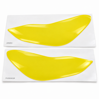 2018–2023 Tesla Model 3 & Model Y Yellow Headlight PPF Tint Overlays | Pre-Cut Pair