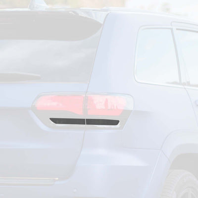 Tail Light Reverse / Blinker Overlays - Smoke Tint | 2014-2022 Grand Cherokee & 18+ Jeep Trackhawk