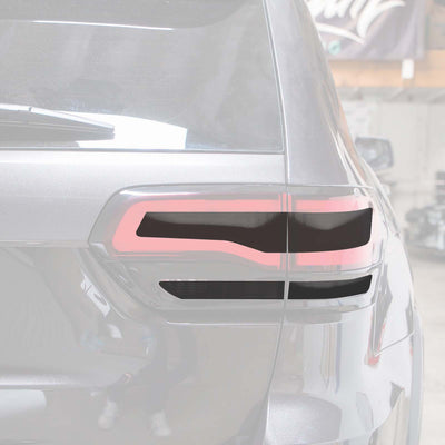 Tail Light Cutout + Reverse / Blinker Overlays - Smoke Tint | 2014-2022 Grand Cherokee & 18+ Jeep Trackhawk