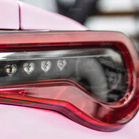 5 Broken Heart Smoked Tail Light Inset Overlay (2017-2020 GT86 & BRZ)