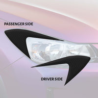 Headlight CF Amber Delete W/ Eyelid Overlay