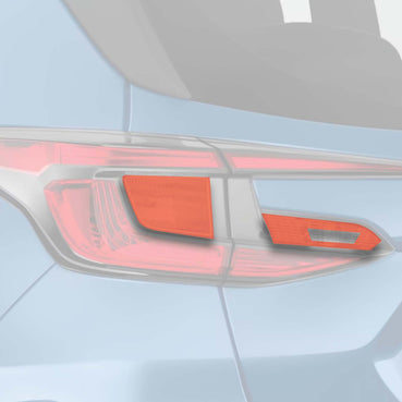 2024–2026 Subaru Crosstrek Amber Tail Light Tint Overlays with Reverse Cutouts