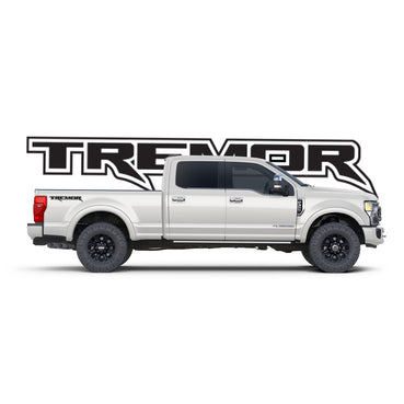 Ford F-250 Tremor bedside decal set