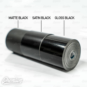 CHROME DELETE TRIM ROLL MATTE BLACK 