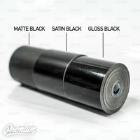 CHROME DELETE TRIM ROLL - SATIN BLACK | 25 FEET x 2