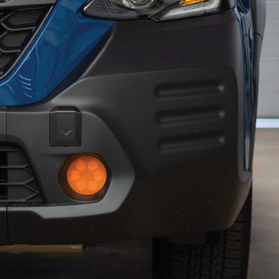 Amber Tint Fog Light Overlays - 2024+ Subaru Crosstrek Wilderness