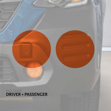 Amber Tint Fog Light Overlays - 2024+ Subaru Crosstrek Wilderness