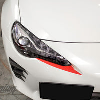 Under Eyelid Front Bumper Vinyl Accent - Choose your Color | 2017-2018 Toyota GT86