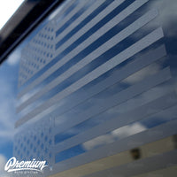 American Flag Quarter Window DECAL Set (2008–2014 Subaru WRX/STI)