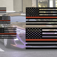Universal Thin Red Line Flag Decal Set