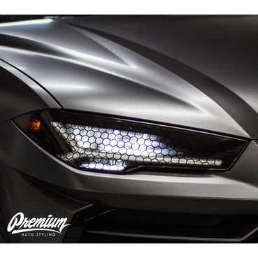 PREMIUM AIR RELEASE TINT | MEDIUM SMOKE HONEYCOMB TINT 19" Wide