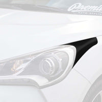 Headlight Amber Delete Smoke Tint/Gloss Black Vinyl Overlay | 2011-2017 Hyundai Veloster