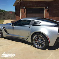 American Flag Quarter Window DECAL Set (2014–2019 Corvette C7)