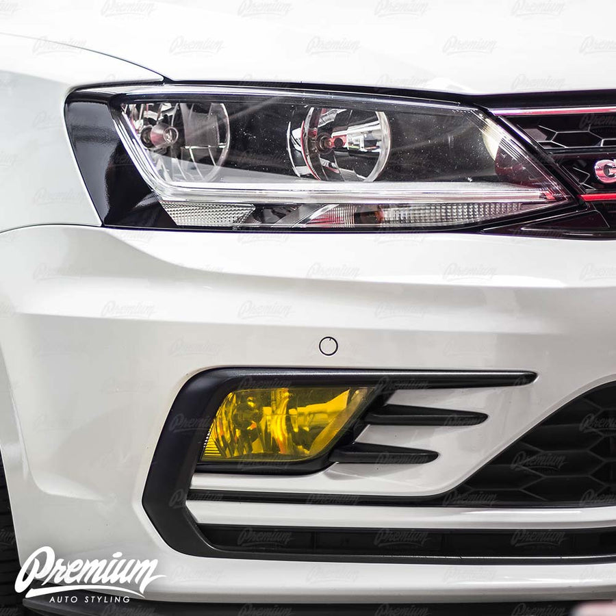 Fog Light Overlay - Yellow Tint | 2016-2018 Volkswagen Jetta GLI Sedan