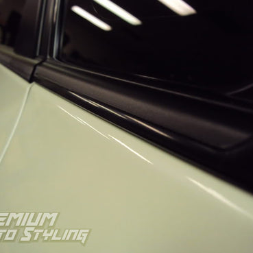 2008-2014 Subaru WRX STI window trim chrome delete