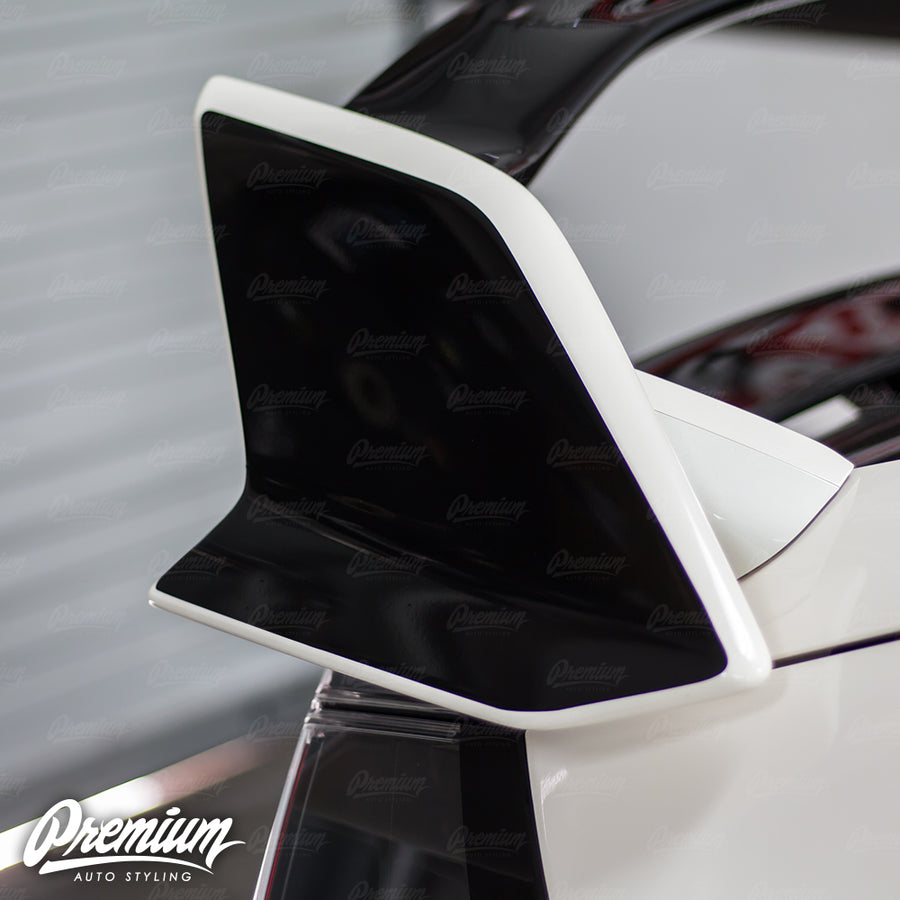 Wing End Plate Vinyl Overlay - Gloss Black