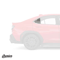 US Flag Qtr Window DECAL | 2022 - 2026 Subaru WRX